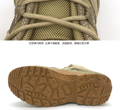 Tactical Hunting Boots Men Boots Special Force Desert Hiking  Boots Outdoor Hiking Boots Ankle Shoes Men's Sneakers