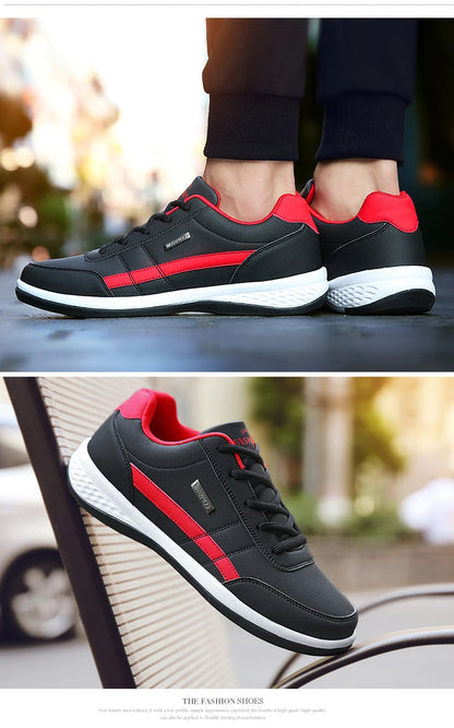 Mens Walking Shoes - Slip On Tennis Running Shoes Memory Foam Lightweight Work Sneakers for Indoor Outdoor Gym