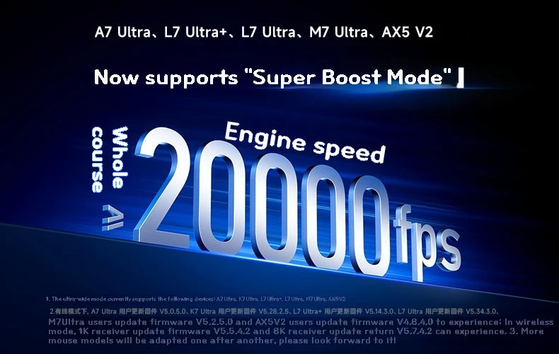 MCHOSE M7 Ultra Ergonomiczna mysz gamingowa PAW3950 Super Sensor TOPSPEED 8000Hz Polling Rate Lekka konstrukcja Realtek Master Mice