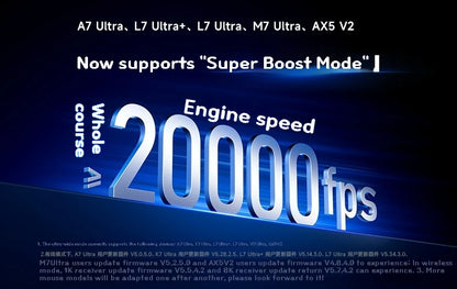 MCHOSE M7 Ultra Ergonomiczna mysz gamingowa PAW3950 Super Sensor TOPSPEED 8000Hz Polling Rate Lekka konstrukcja Realtek Master Mice