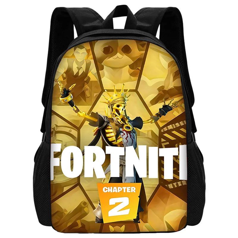 Classic Game FortniteS Kids Backpacks Boys and Girls Student Birthday Gift Child School Bags Unisex Camping Durable Rucksack