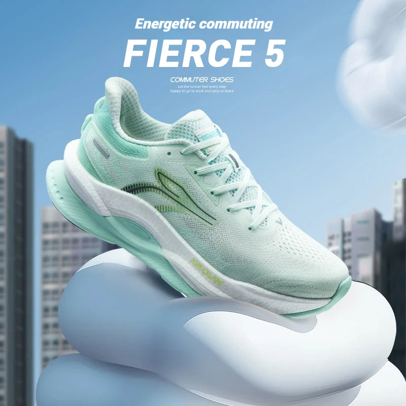361 Degrees Fierce 5 Men Running Shoe New Breathable Shock-absorber Comfortable Non-slip Wear-resistant Male Sneaker 672522218