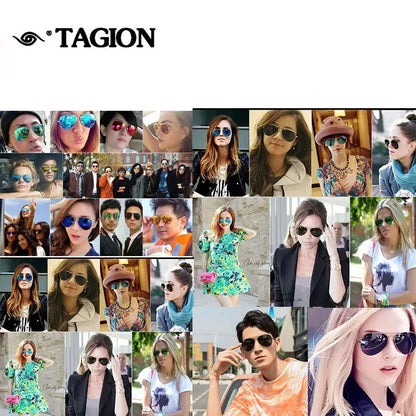 Sunmmer Polarized Sun Glasses Men Women Fashion Luxury Pilot Sunglasses Male UV400 Sunlight Proof Eyewear Female Versatile 3026