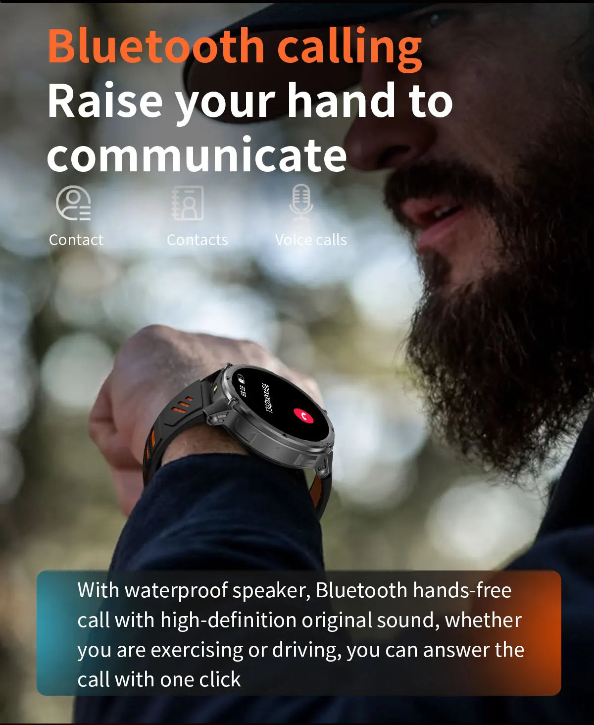New T-REX3 Ultra 1100mAh Battery SmartWatch 10ATM Waterproof GPS Compass Flashlight 1.7" AMOLED HD Call Sports Smart Watch Men