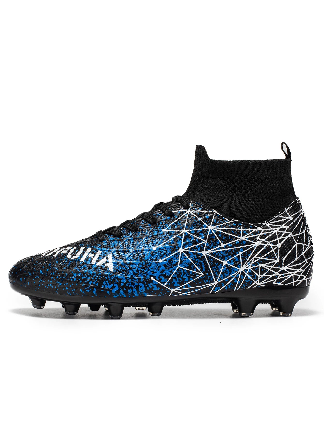AG /FG Athletic Soccer cleats PU Fabric Comfort Upper TPU Anti-slip Long Studs Sole Reliable Quality Adult Kids Training Shoes