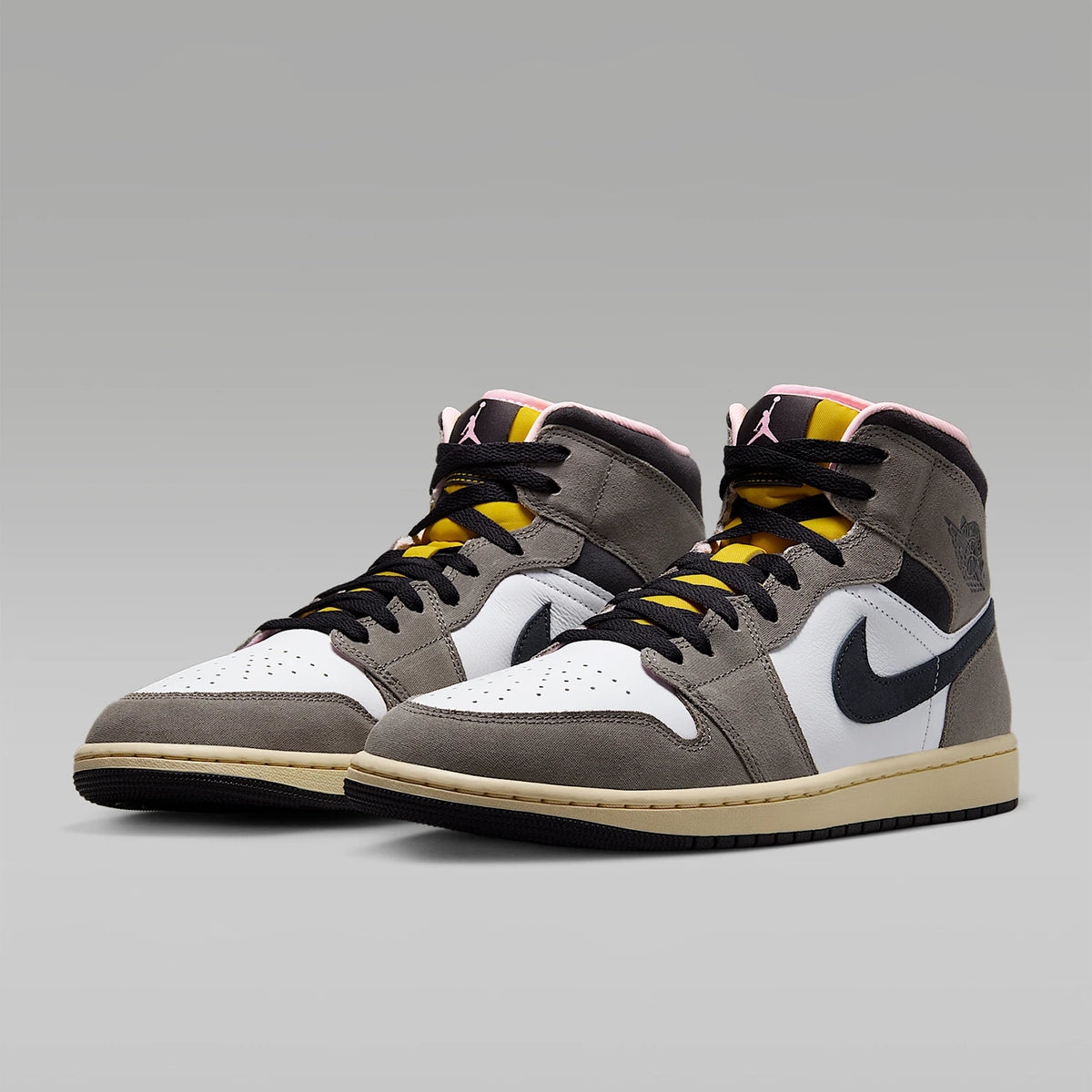 Nike genuine JORDAN men's mid top cushioned classic lightweight sports shoes HQ2011-100