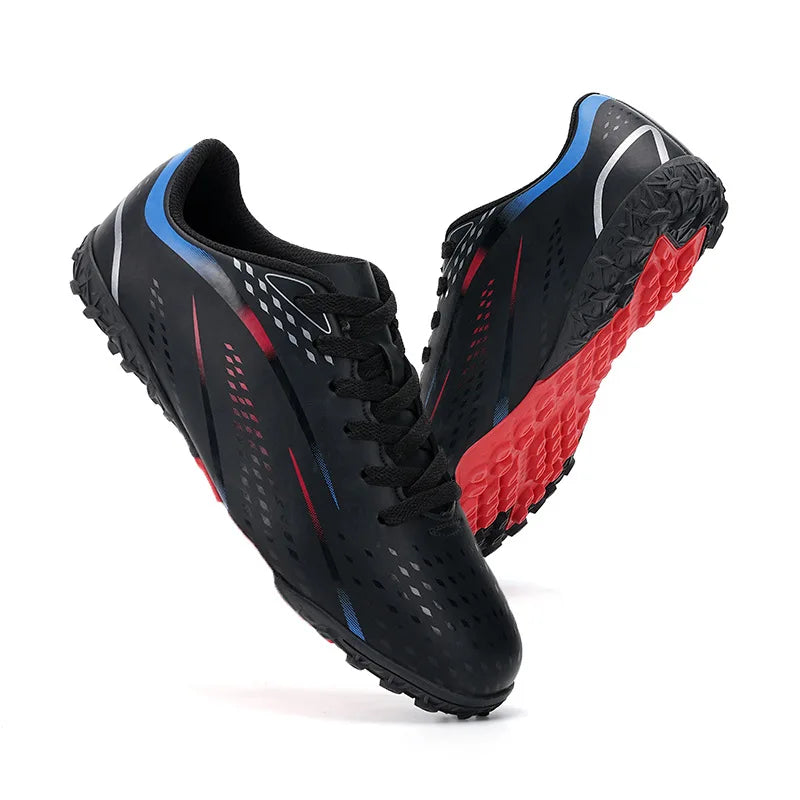 Professional Turf Soccer Shoes Men Cleats Non-Slip Training Football Shoes Boy Artificial Grass Breathable Athletic Soccer Shoes