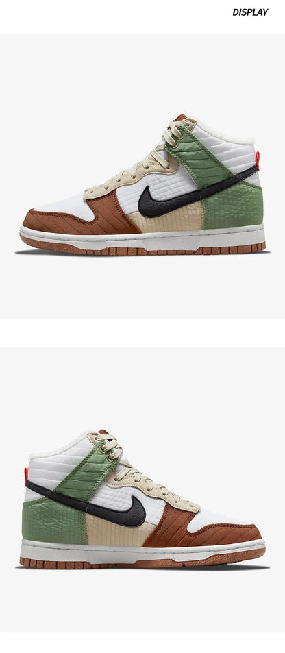 Nike genuínos DUNK HIGH LX NEXT Ténis unissexo com forro em velo DN9909-100