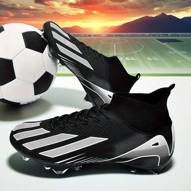 Men New TF Football Boots Sneakers Society Turf Grass Ultralight Male Soccer Shoes Comfortable Ankle Football Shoes Futsal Fast