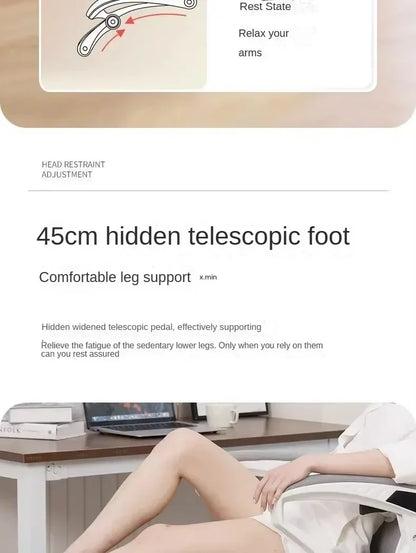 Computer Chair, Rotating Office Chair, Boss Chair, Comfortable to Lie Down, Student Bedroom, Engineering Chairs, e-sports Chairs