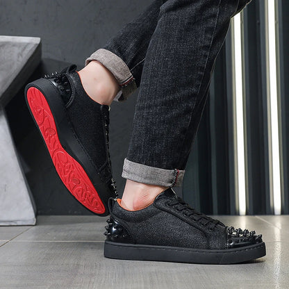 Hot-Selling Skateboard Shoes for Men Leisure Walk Sneakers Versatile Men Vulcanized Shoes Outdoor Tenis Masculino Punk Trainers
