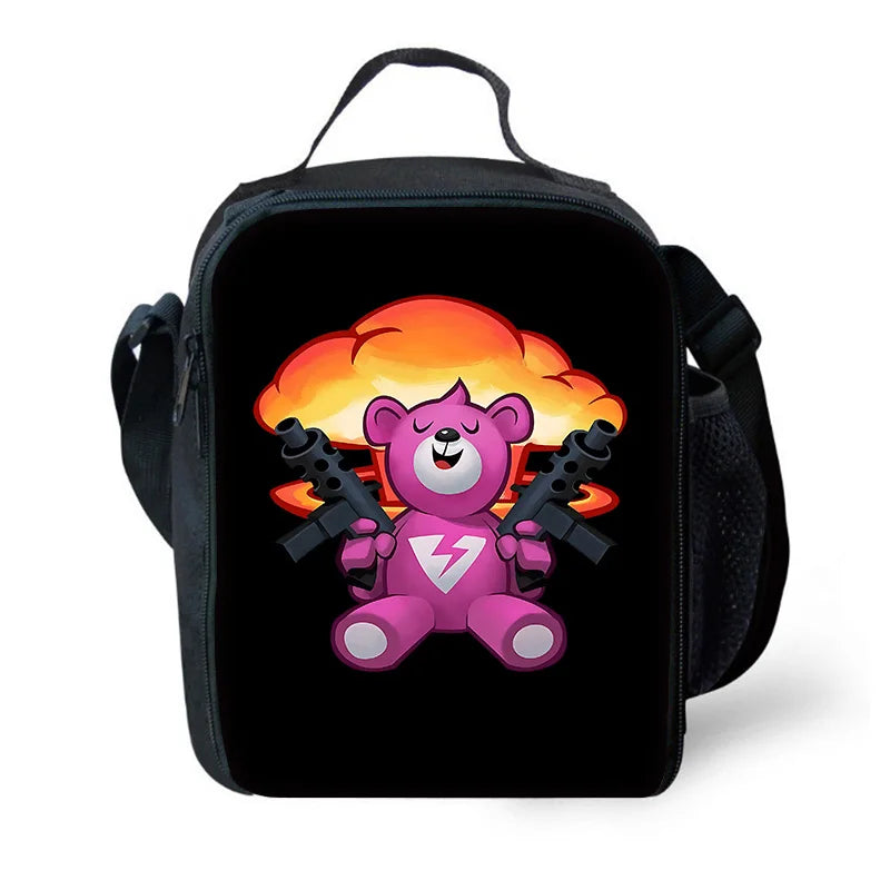 Hot Game Design Child Backpacks F-FortniteS Lunch Bag Pencil Case Pupil Large Capacity School Bags For Boy Girl Best Gift