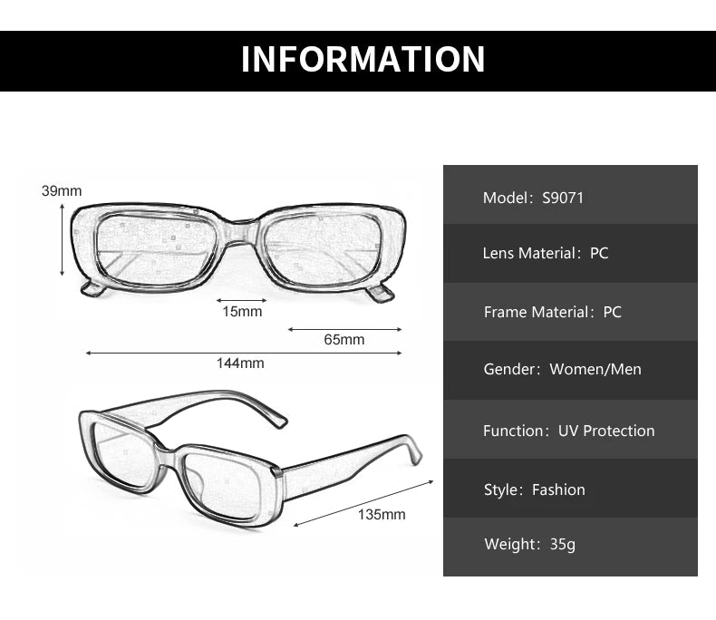 Gafas de sol cuadradas para hombre, rectangulares, de marca, de diseño, pequeñas, para hombre, estilo retro, con lentes negras, para conducir y pescar, Oculos UV400