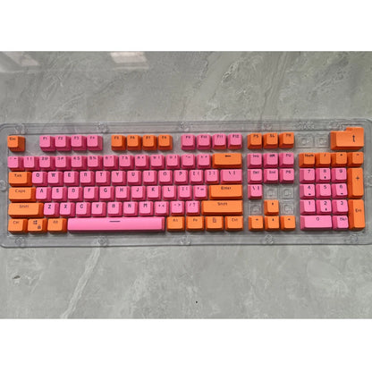 106 Keys Grey Red Keycaps PBT Specials Keycap Backlit Two-Color Key Caps For MX Switch 61/87/104 Mechanical Keyboard
