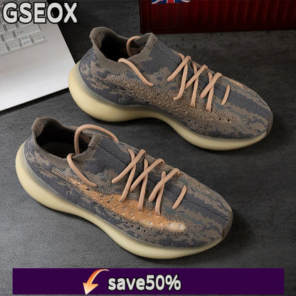 Air Cushion Running Shoes Speciality Marathon Men Sports Breathable Lightweight Women's Comfortable Nonskid Leisure Sneakers
