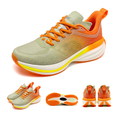 ONEMIX Chinese Sports Shoes New Shock-absorbent Men Running Shoes Non-slip Breathable Lightweight Outdoor Women Sneaker
