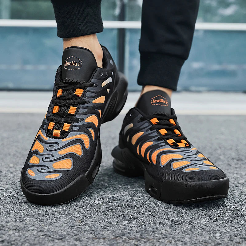 Sneakers Men Mesh Breathable Running Sport Shoes Unisex Light Soft Thick Sole Hole Couple Shoes Athletic Sneakers Women Shoes