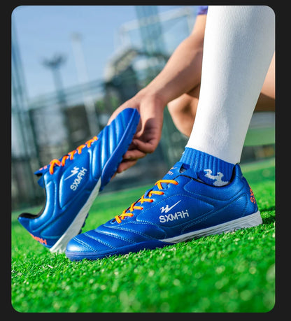 Double Star Men's Genuine TF Turf Soccer Shoes, for Primary School Students, Teenagers, Adults & Kids, Professional Training and