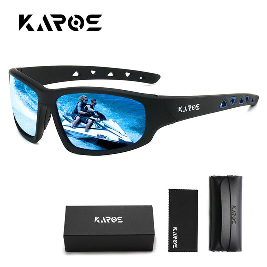 KAROS HD Polarized Anti-UV Sports Sunglasses Men Women Hiking Cycling Goggles with Complete Packaging Set YZ2029