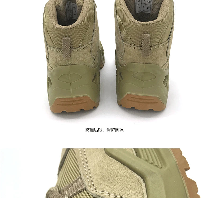 Tactical Hunting Boots Men Boots Special Force Desert Hiking  Boots Outdoor Hiking Boots Ankle Shoes Men's Sneakers