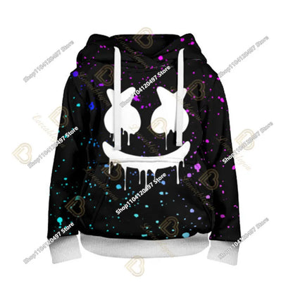 Children's Clothing Fortnite Cosplay Hoodie Sweatshirt Battle Ikonik Man Sleeve Costume Christmas Pullover Stress Shirt Clothes