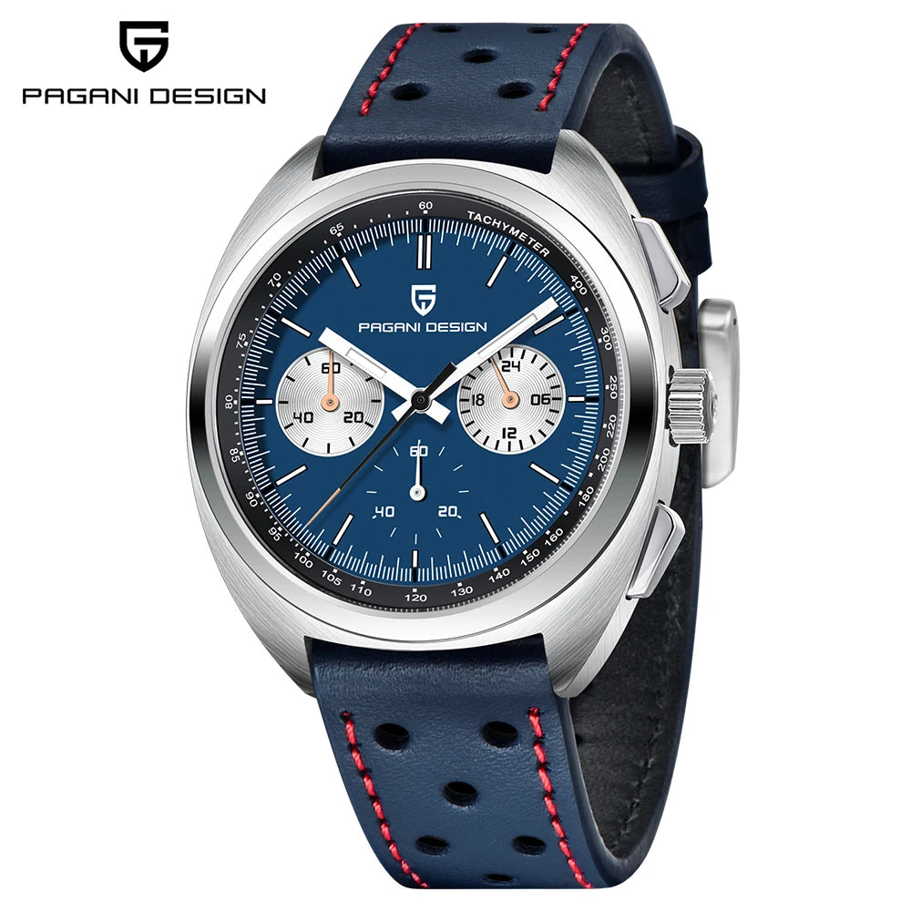 PAGANI DESIGN 2026 NEW Turtle Back Chronograph 1782 fashion quartz wristwatch for Man Luminous Waterproof Watch Reloj hombre