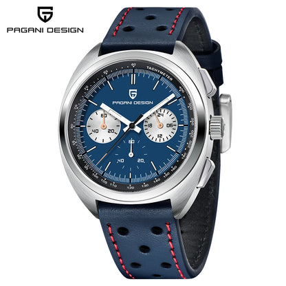 PAGANI DESIGN 2026 NEW Turtle Back Chronograph 1782 fashion quartz wristwatch for Man Luminous Waterproof Watch Reloj hombre