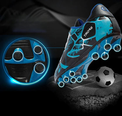 Buty piłkarskie dla dzieci Sports Society Field Chłopięce buty do piłki nożnej Futsal Szybkie buty do halowej piłki nożnej Oryginalne buty z kolcami do kostek Buty piłkarskie