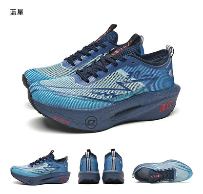 Air Running Shoes Men Sports Marathon Carbon Plate Breathable Lightweight Women Comfortable Athletic Leisure Sneakers Soft Sole