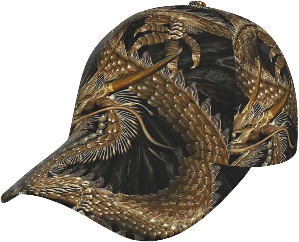 Dragon Snapback-keps, basebollkepsar för män, solhatt för män, justerbar, snygg truckerkeps för kvinnor och män
