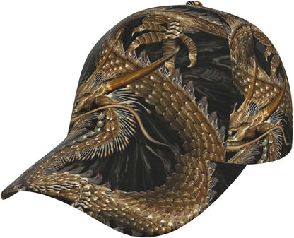 Dragon Snapback-keps, basebollkepsar för män, solhatt för män, justerbar, snygg truckerkeps för kvinnor och män