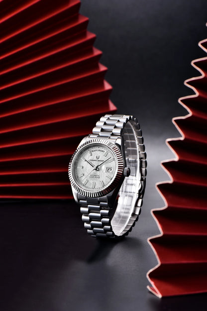 PAGANI DESIGN 2026 New Gold Green 40MM Date Week Men's Watches Automatic Watch Men AR Sapphire Glass NH36A Mechanical Wristwatch