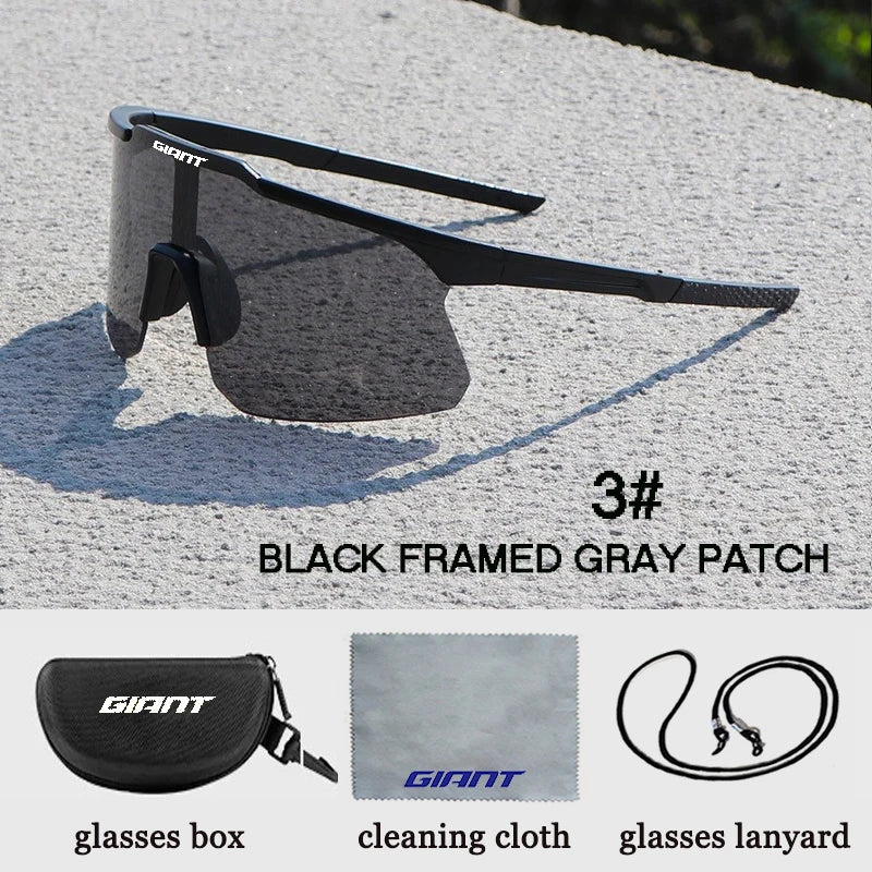 giant long-distance Cycling Glasses super light Men WomenAnti-Fog UV400 Protection MTB Bike Glasses Windproof Sports Eyewear