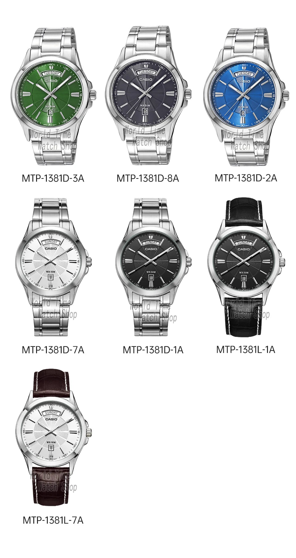 Casio watch for men MTP-1381D Series Explosion quartz watche 50m Waterproof military wrist Watch relogio masculino