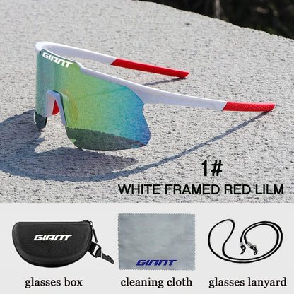 giant long-distance Cycling Glasses super light Men WomenAnti-Fog UV400 Protection MTB Bike Glasses Windproof Sports Eyewear