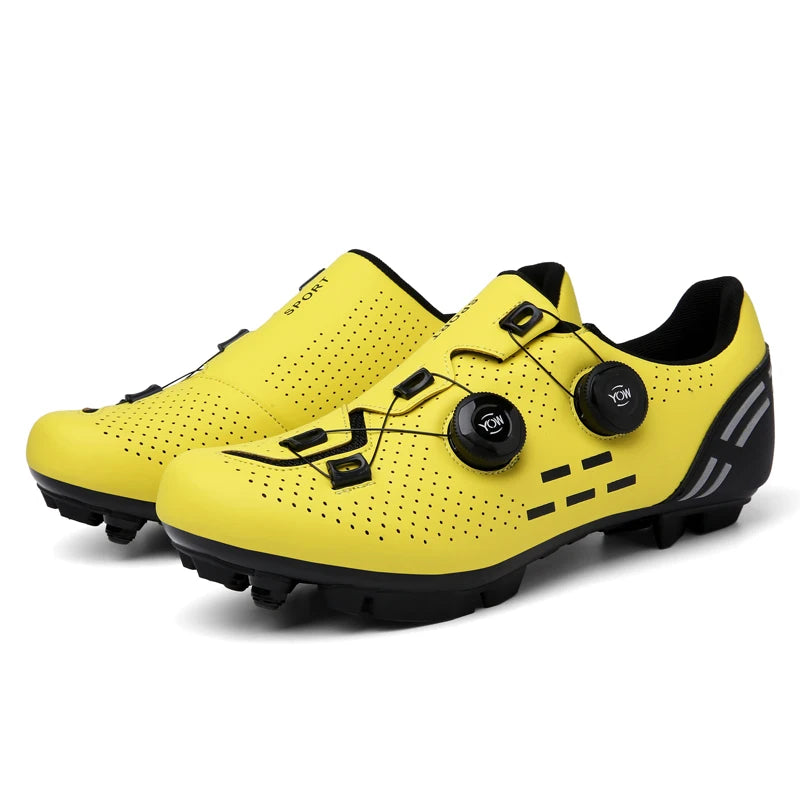 High-Quality Cycling Shoes Men's SPD Self-Locking Racing Bicycle Sports Shoes Women's MTB Mountain Non-Slip Cycling Shoes 36-47