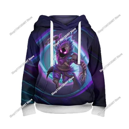 Sweatshirts com Capuz Fortnite 2025 Novas com Impressão 3D para Homem, Hoodie Harajuku de Manga Comprida, Sweatshirt Oversized Unissexo para Cosplay