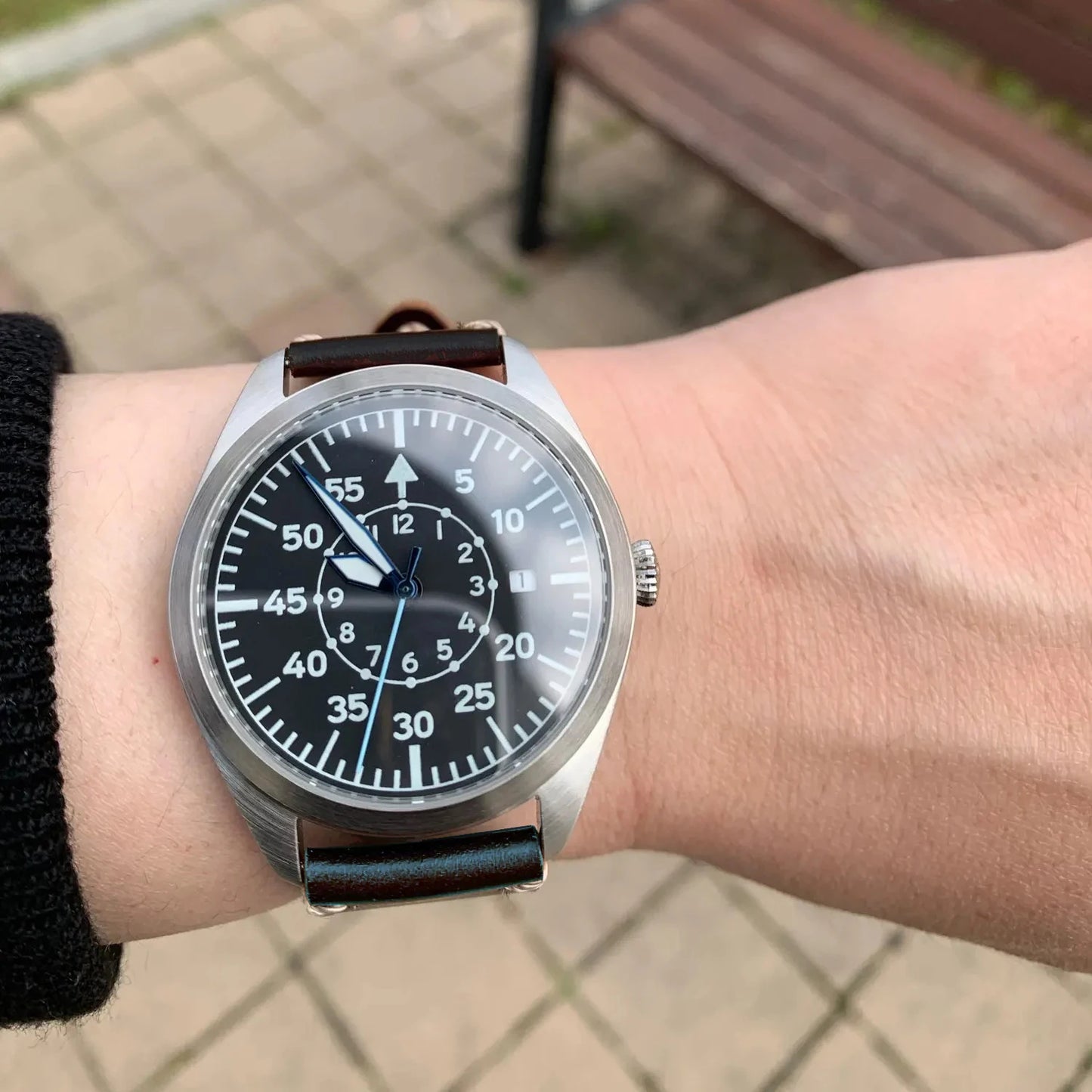 Automatic Pilot Watch Flieger A Type B Aviator Field Reloj Piloto Relogio Mechanical Wristwatch Orologio Pilota Montre Pilote