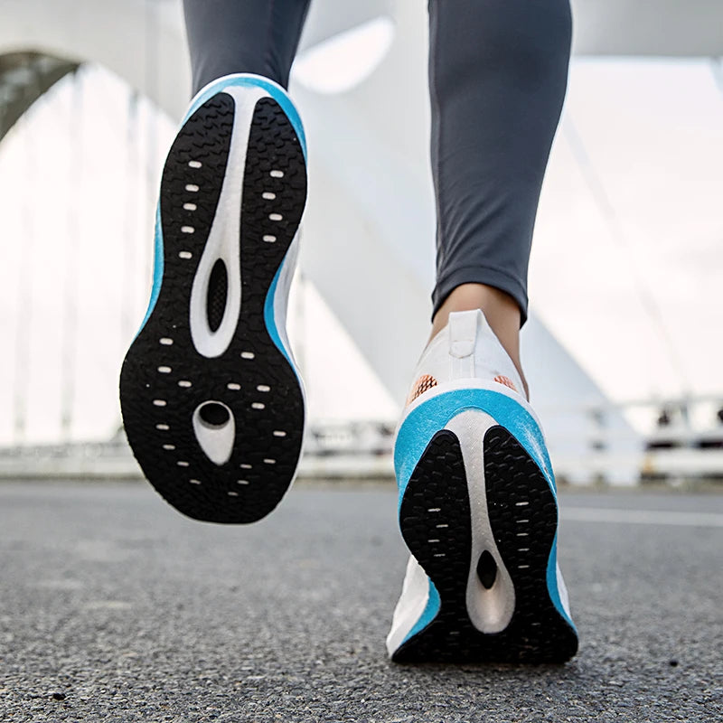 New Sports Shoes for Men&Women, Running Sneakers, Carbon Plate, Male Marathon Racing, Shock-absorbing, Athletics Training Shoes