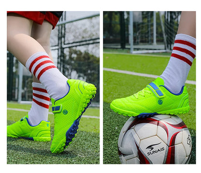 Buty piłkarskie dla chłopców, niskie, letnie, oddychające, sportowe, treningowe, na świeżym powietrzu, młodzieżowe, do gry na sztucznej murawie