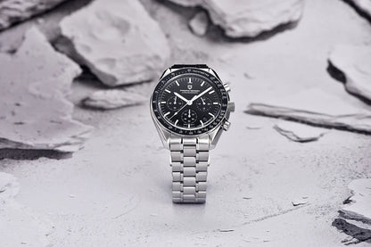 PAGANI DESIGN 2026 New Moon Watch Retro Luxury Quartz Watches For Men Stainless steel Luminous waterproof Sport Chronograph Man
