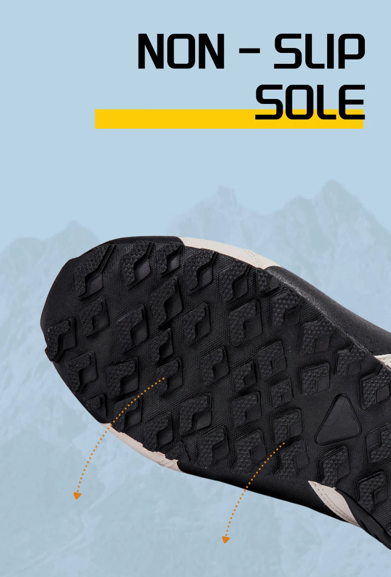 Lightweight Anti-slip Hiking Shoes Magnetic Closure Outdoor Adventure Sneakers