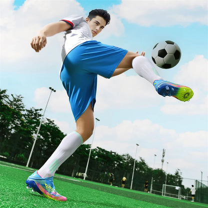 Mens Outdoor Soccer Shoes Professional Football Shoes TF/FG Football Field Boots Comfortable Non-Slip Training Sneakers 35-45