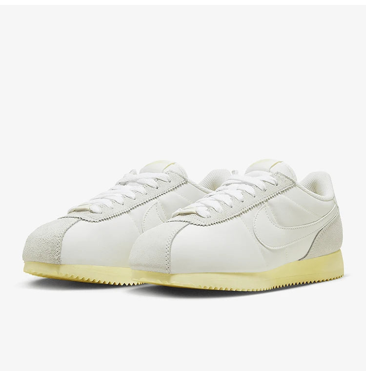 Oryginalne damskie sznurowane, oddychające buty sportowe w stylu retro Nike Cortez HF6410-118