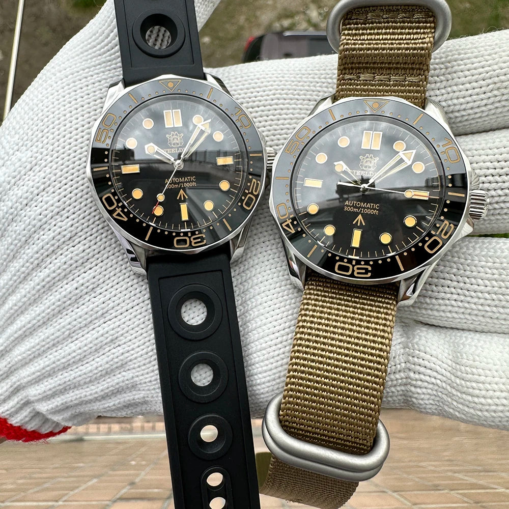 STEELDIVE SD1957 Best Seller 42MM Ceramic Bezel 300M Waterproof Super Luminou Sapphire Glass NH35 Automatic Men Dive Watch
