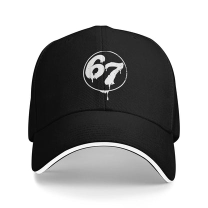 67 Six Seven 6-7 Casquette de baseball « Popular Steal » Brainrot Gaming Meme Sandwich Caps Hommes Femmes Respirante Dad Hat Plein air