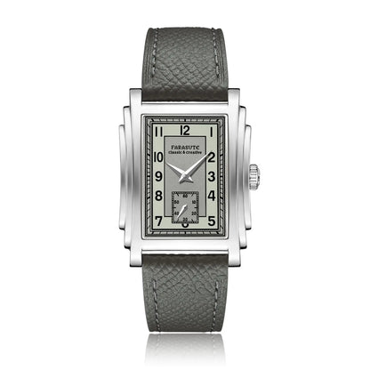 FARASUTE Original Design Square Manual Mechanical Men's Watch Seagull Movement Luxury Retro Sapphire Mirror Waterproof Men Watch