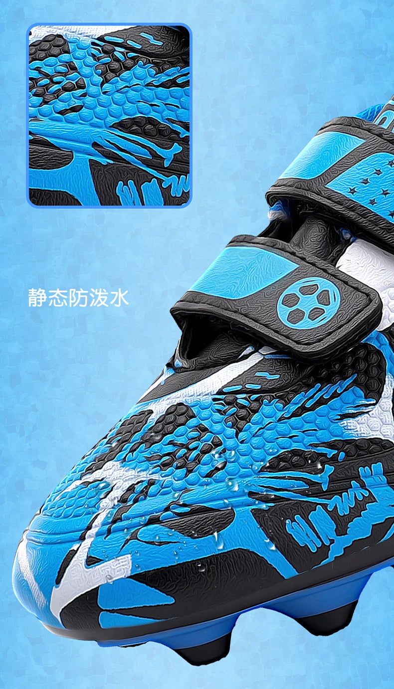Soccer Cleats for Men Women Breathable Lightweight Anti Slip Firm Ground for Outdoor Football Training Match Sports