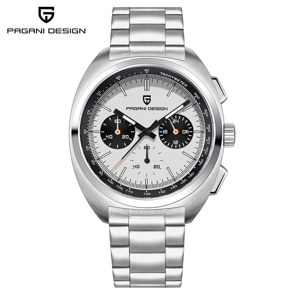 PAGANI DESIGN 2026 NEW Turtle Back Chronograph 1782 fashion quartz wristwatch for Man Luminous Waterproof Watch Reloj hombre