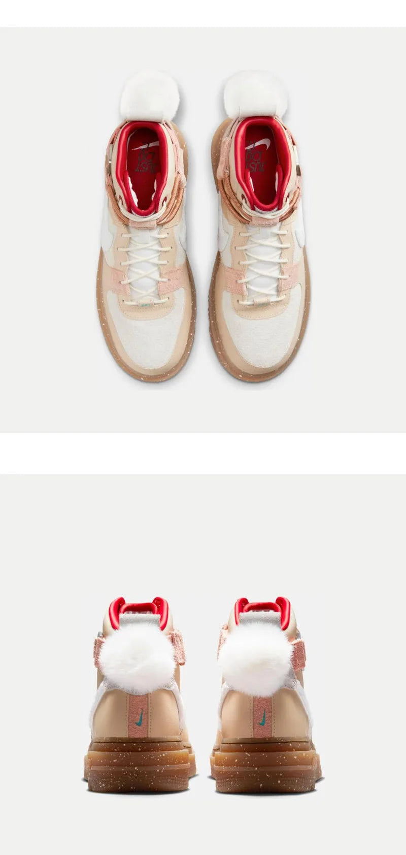 „Nike“ originalūs „AF1 HI UT 2.0 GCEL“ moteriški aukšti sportiniai bateliai FD4343-102